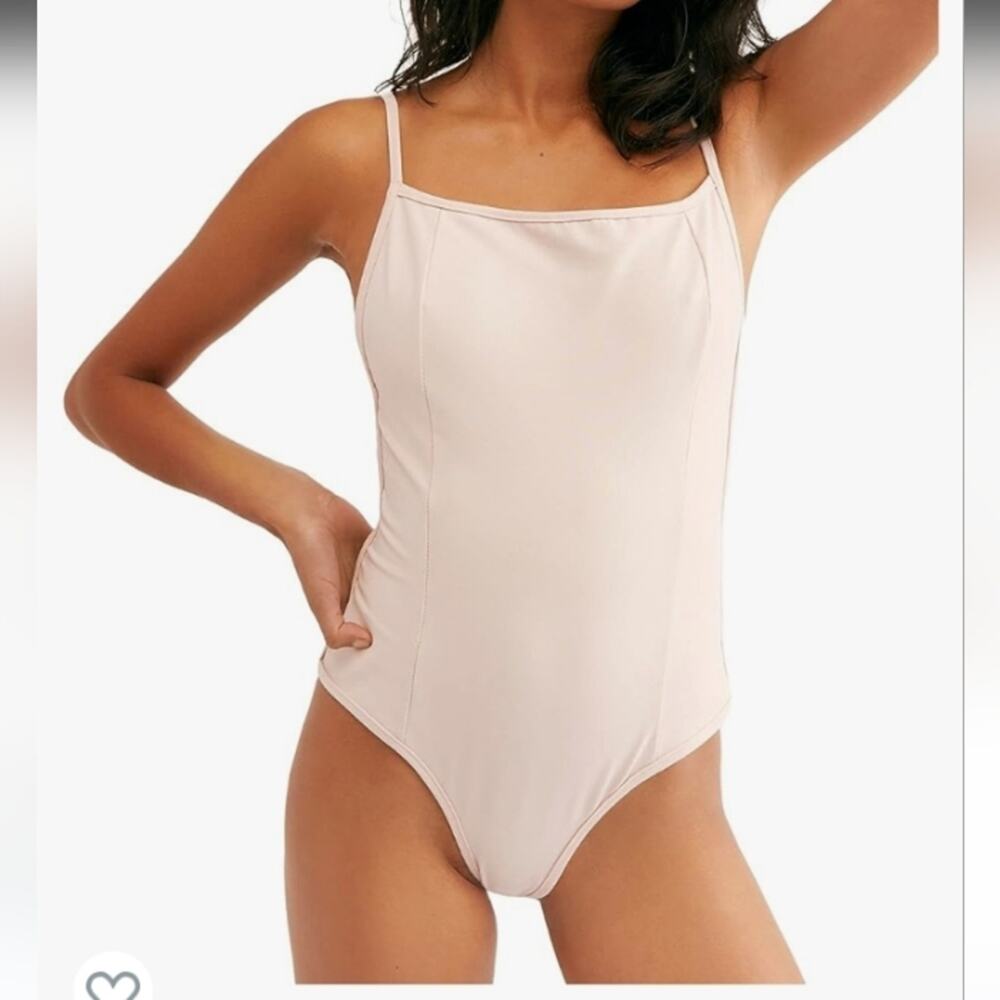 Free PeopleIntimately Free People Women's Pink Ballet Cami Body Suit. Size L